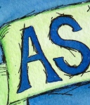 Asparagus lettering - TabascoCatArt.com